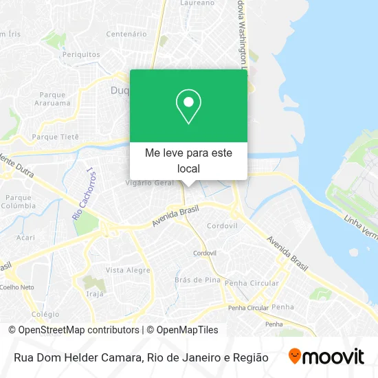 Rua Dom Helder Camara mapa