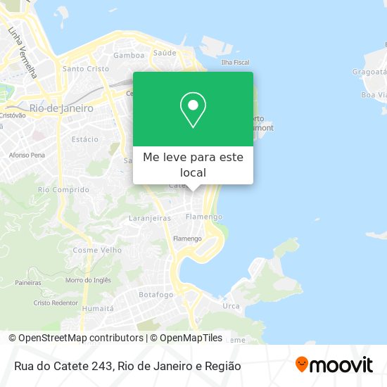 Rua do Catete 243 mapa