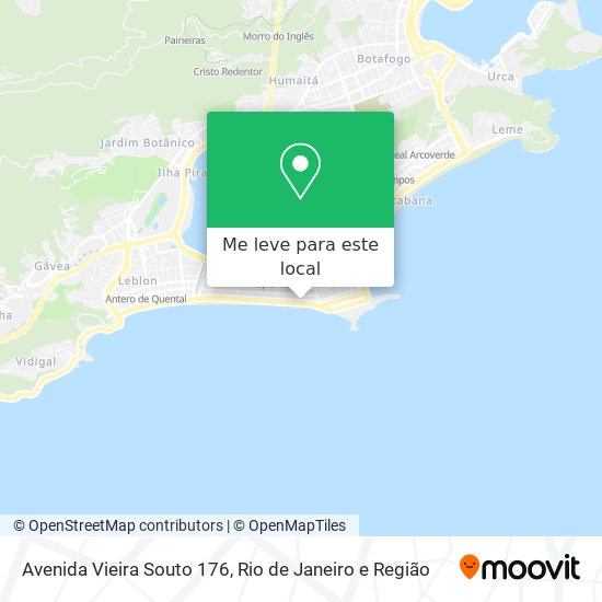 Avenida Vieira Souto 176 mapa