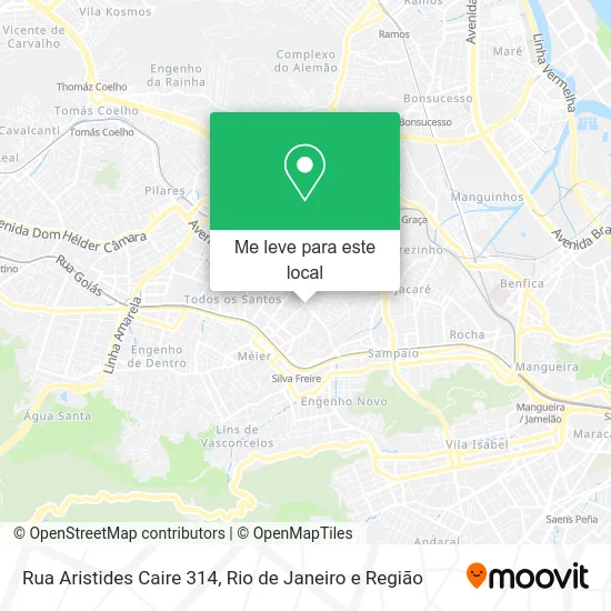 Rua Aristides Caire 314 mapa