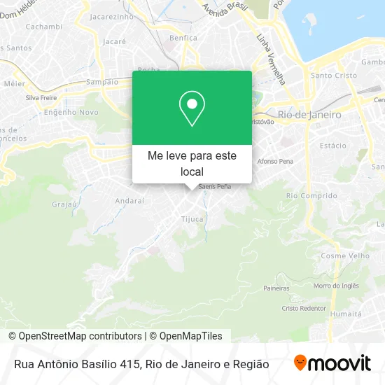 Rua Antônio Basílio 415 mapa