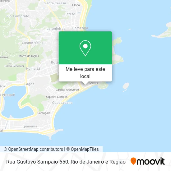 Rua Gustavo Sampaio 650 mapa
