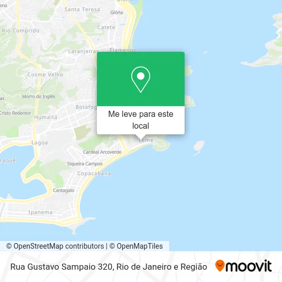 Rua Gustavo Sampaio 320 mapa