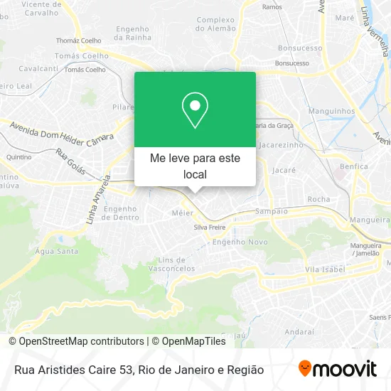 Rua Aristides Caire 53 mapa