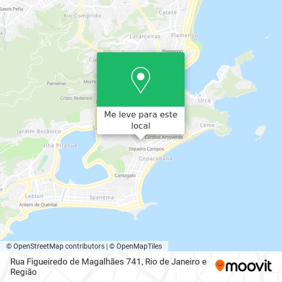 Rua Figueiredo de Magalhães 741 mapa