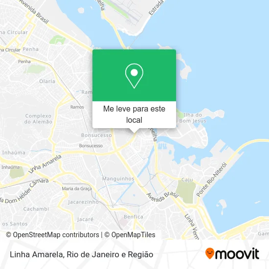 Linha Amarela mapa