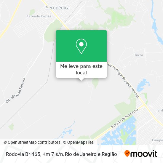 Rodovia Br 465, Km 7 s/n mapa