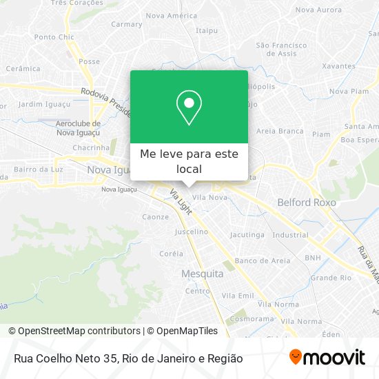 Rua Coelho Neto 35 mapa