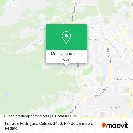 Estrada Rodrigues Caldas 3400 mapa