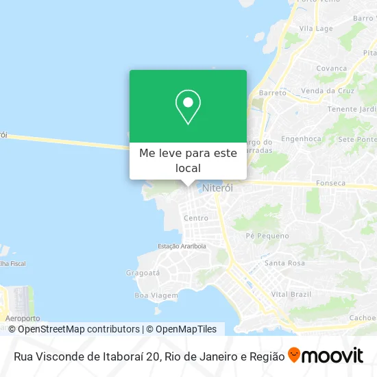 Rua Visconde de Itaboraí 20 mapa