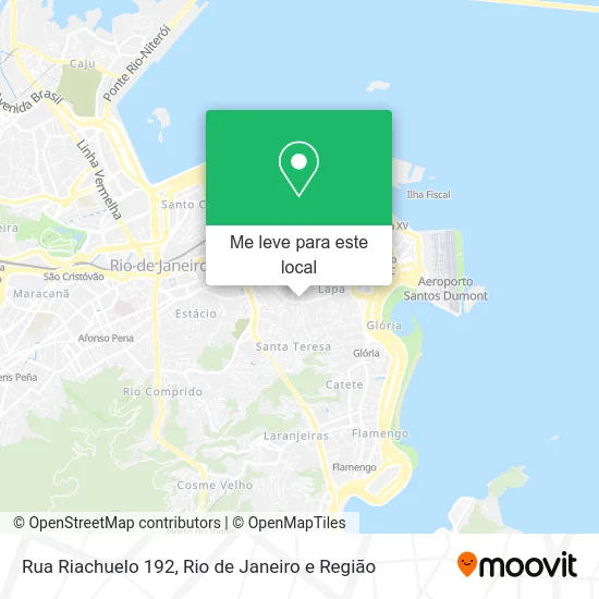 Rua Riachuelo 192 mapa
