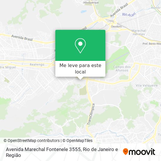 Avenida Marechal Fontenele 3555 mapa