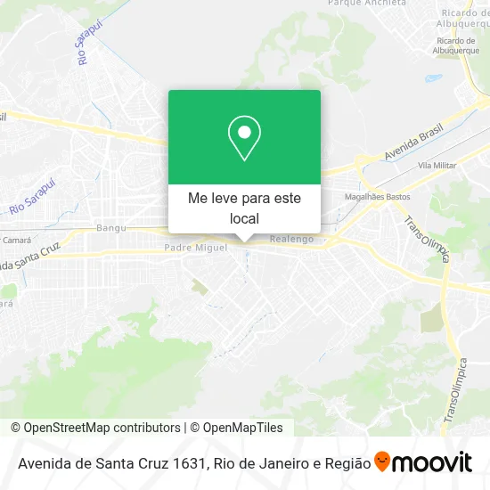 Avenida de Santa Cruz 1631 mapa