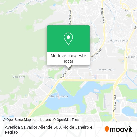 Avenida Salvador Allende 500 mapa