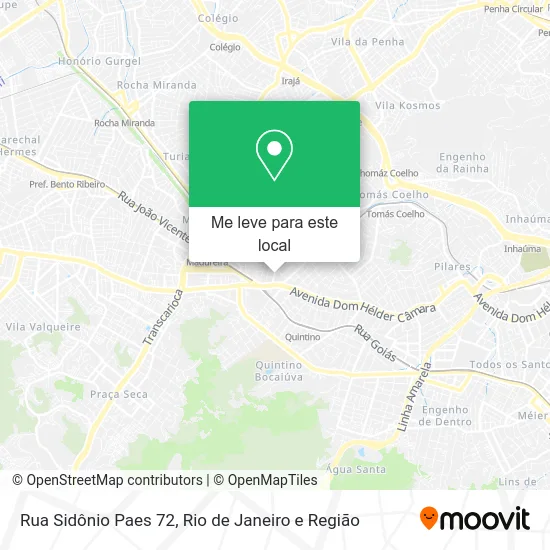 Rua Sidônio Paes 72 mapa