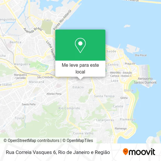 Rua Correia Vasques 6 mapa