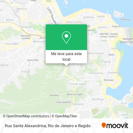 Rua Santa Alexandrina mapa
