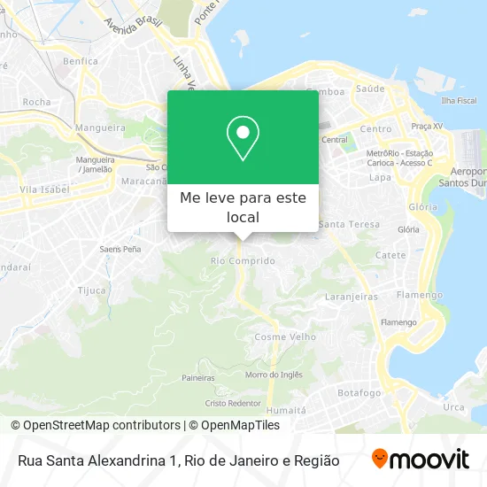 Rua Santa Alexandrina 1 mapa