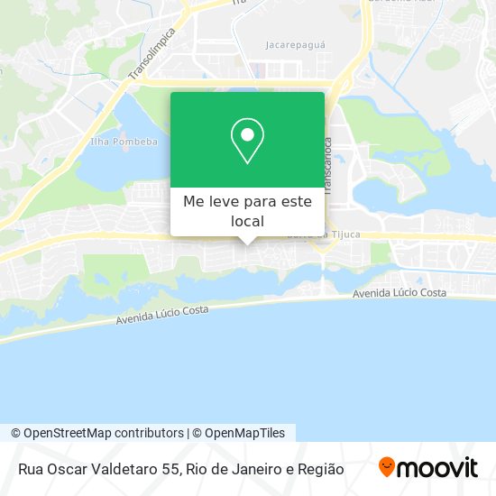 Rua Oscar Valdetaro 55 mapa