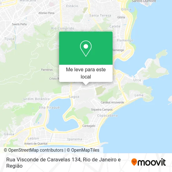 Rua Visconde de Caravelas 134 mapa