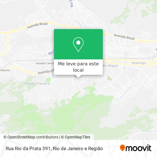 Rua Rio da Prata 391 mapa