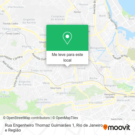 Rua Engenheiro Thomaz Guimarães 1 mapa