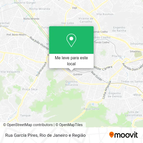 Rua García Píres mapa