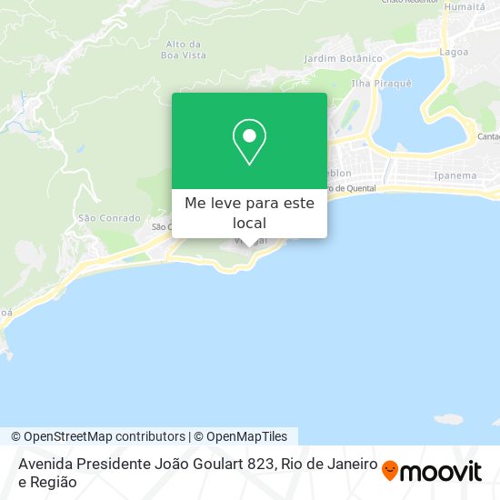 Avenida Presidente João Goulart 823 mapa