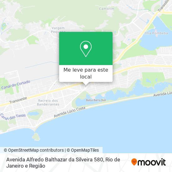 Avenida Alfredo Balthazar da Silveira 580 mapa