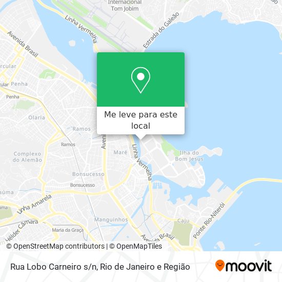 Rua Lobo Carneiro s/n mapa