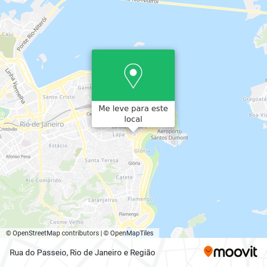 Rua do Passeio mapa