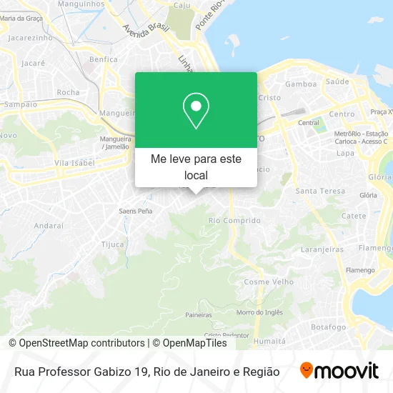 Rua Professor Gabizo 19 mapa