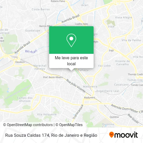 Rua Souza Caldas 174 mapa