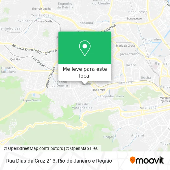 Rua Dias da Cruz 213 mapa