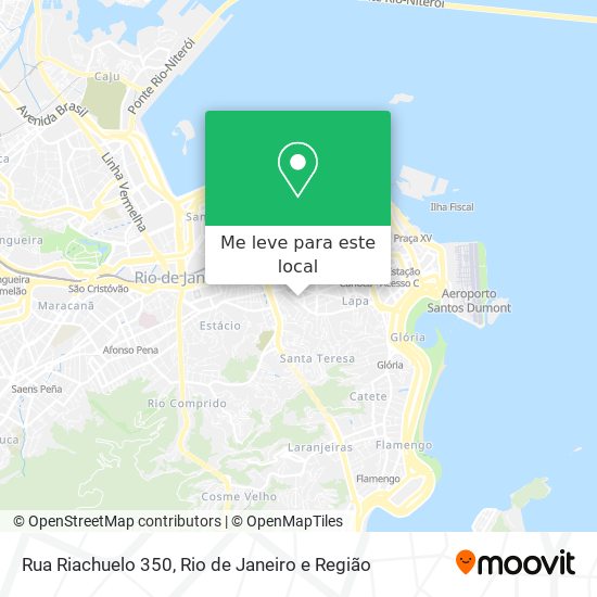 Rua Riachuelo 350 mapa
