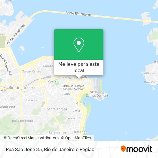 Rua São José 35 mapa