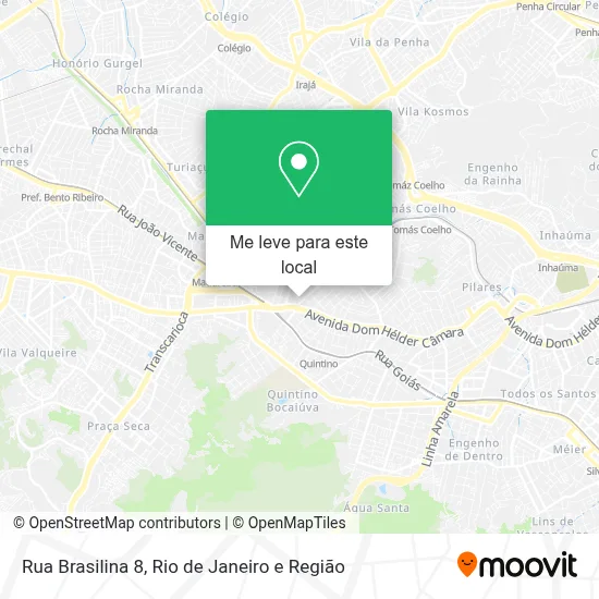 Rua Brasilina 8 mapa