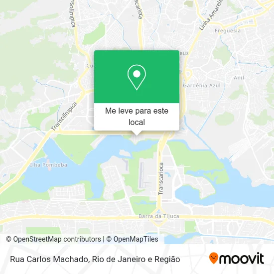 Rua Carlos Machado mapa