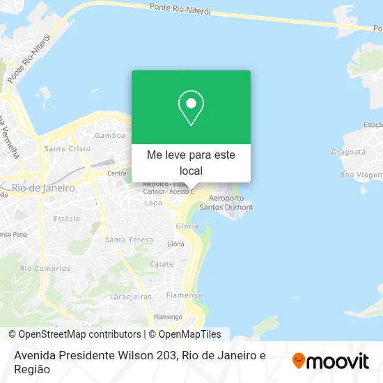 Avenida Presidente Wilson 203 mapa
