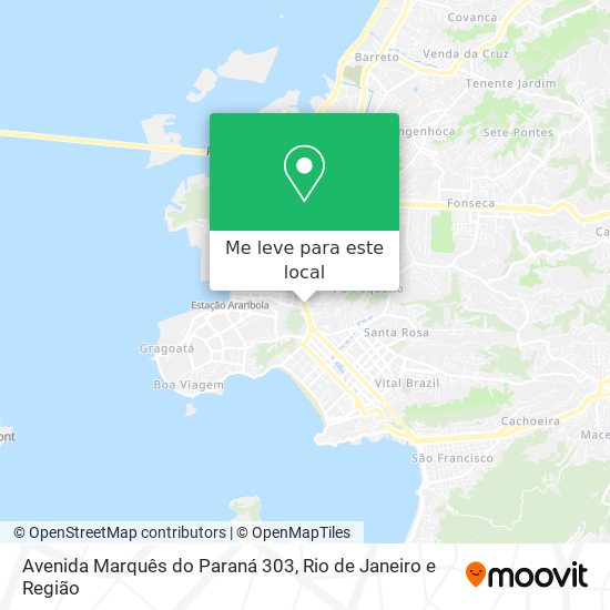 Avenida Marquês do Paraná 303 mapa