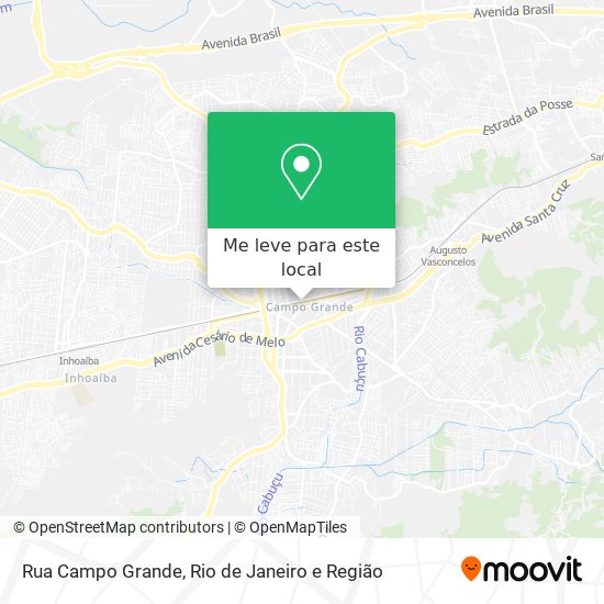Rua Campo Grande mapa