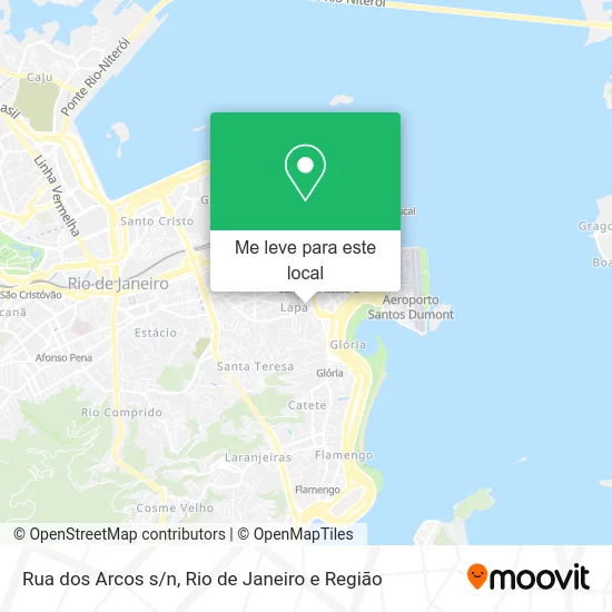 Rua dos Arcos s/n mapa