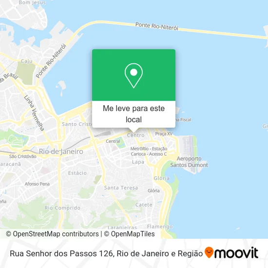 Rua Senhor dos Passos 126 mapa