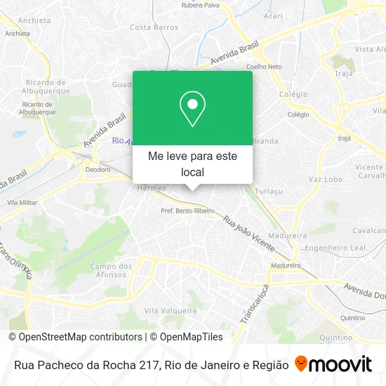 Rua Pacheco da Rocha 217 mapa
