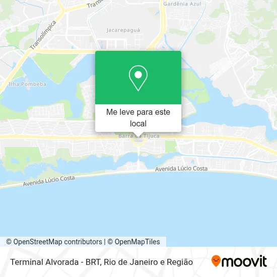Terminal Alvorada - BRT mapa