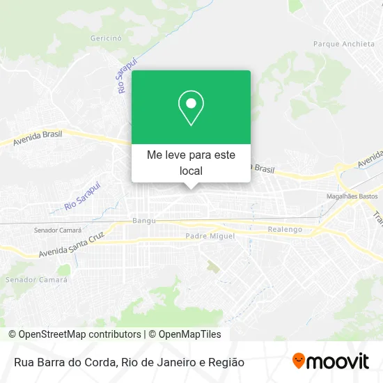 Rua Barra do Corda mapa