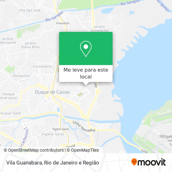 Vila Guanabara mapa
