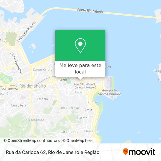Rua da Carioca 62 mapa
