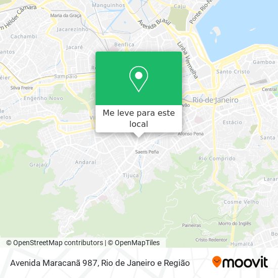 Avenida Maracanã 987 mapa