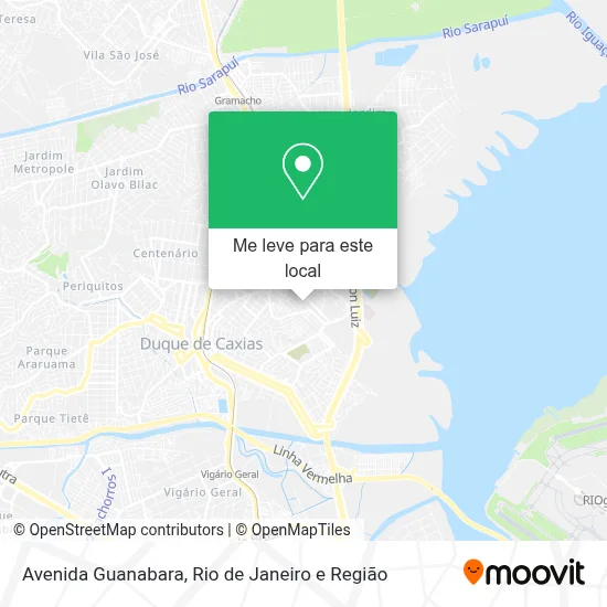 Avenida Guanabara mapa